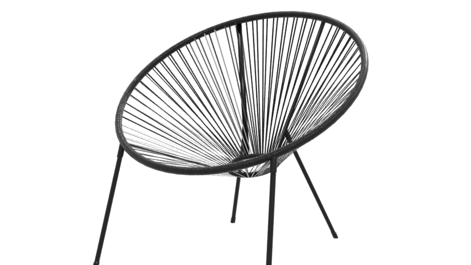 Stylish Modern Lounge Chair 3D - Professional 3D Model Render 12