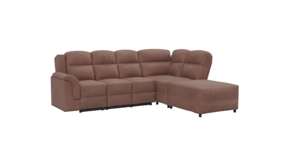 Stylish Modern Beige Sofa Set 3D Model - Professional 3D Model Render 13