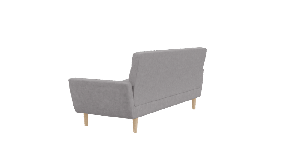 Contemporary Fabric Sofa 3D Model - Professional 3D Model Render 3