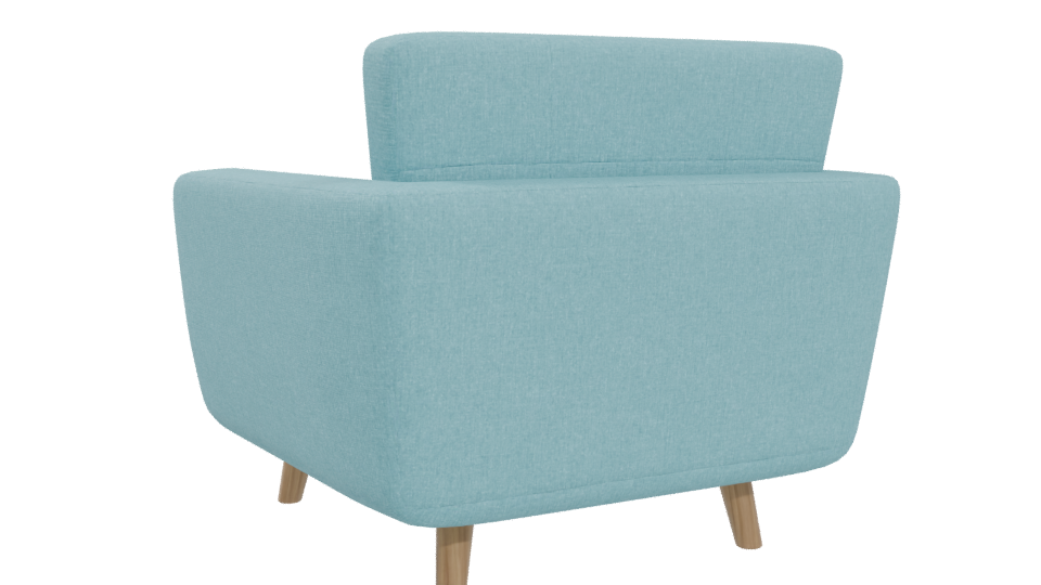 Stylish Modern Armchair 3D - Professional 3D Model Render 4