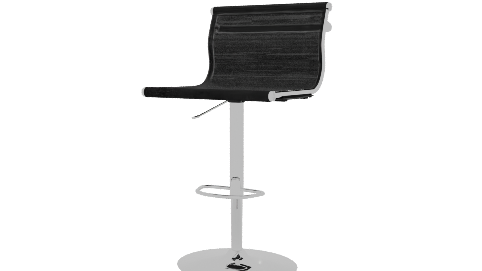 Stylish Bar Stool 3D Model - Professional 3D Model Render 12