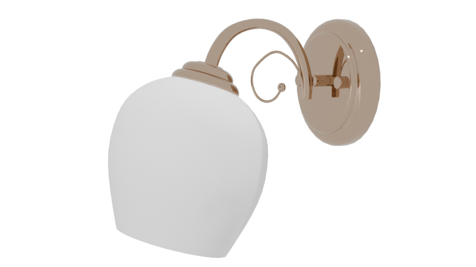 Stylish Modern Wall Light Fixture - Professional 3D Model Render 13