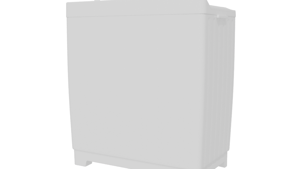 Stylish Household Washing Machine 3D - Professional 3D Model Render 6