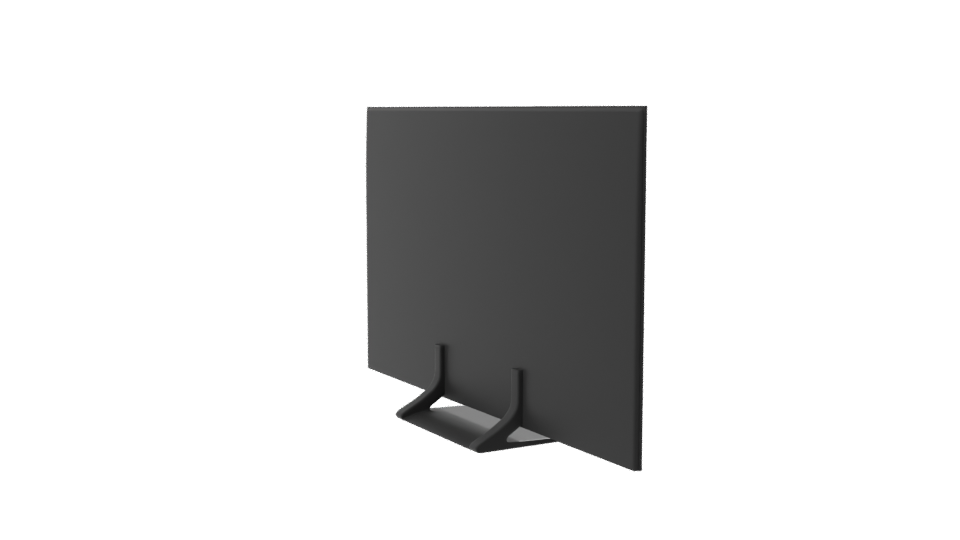 Sleek 4K LED TV Model - Professional 3D Model Render 7