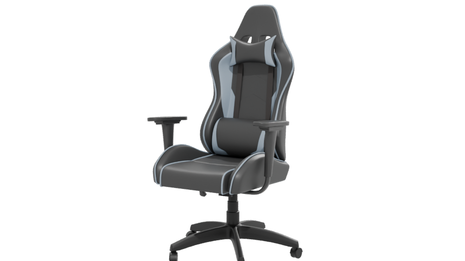 Ergonomic Gaming Chair 3D Model - Professional 3D Model Render 12