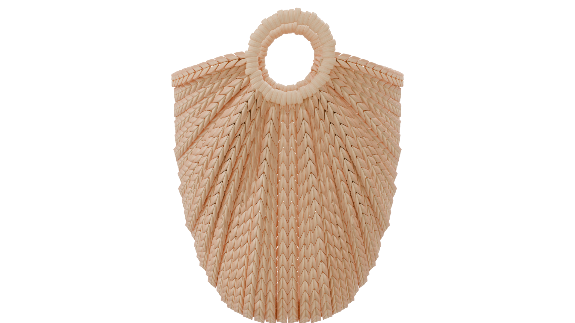 Elegant Woven Storage Basket 3D - Professional 3D Model Render 8