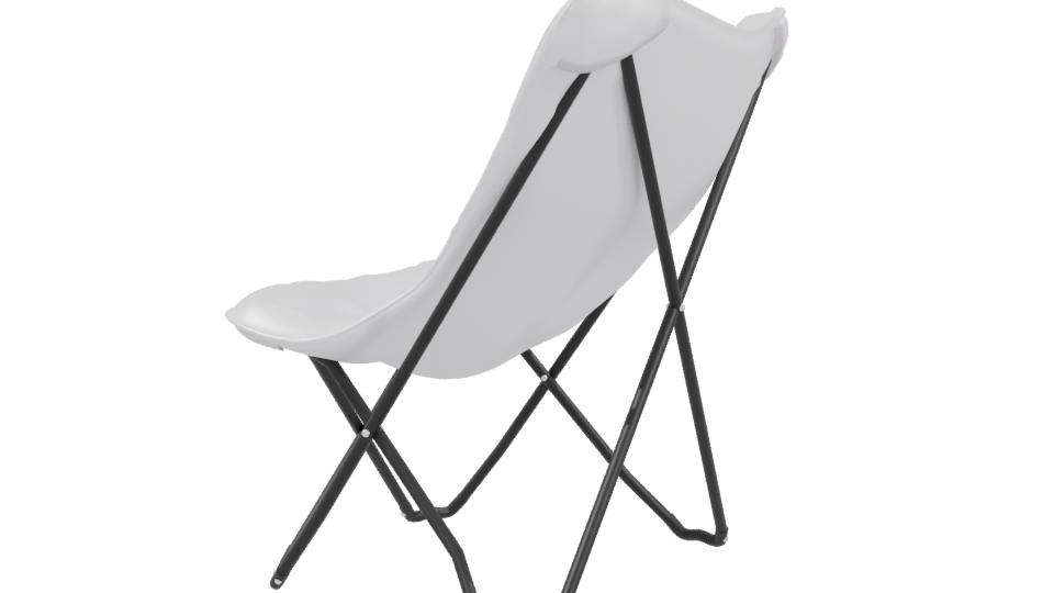 1169201 Butterfly Chair 3D Model - Professional 3D Model Render 3