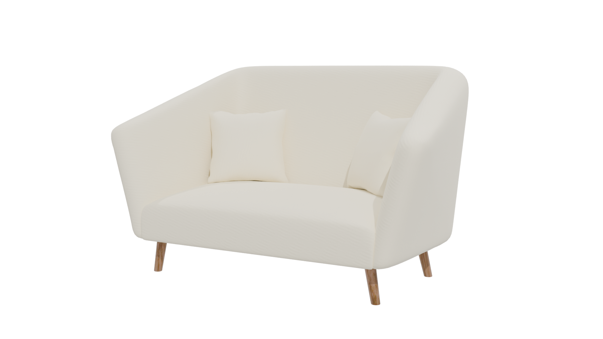 Modern Sofa with Cushions 3D - Professional 3D Model Render 12