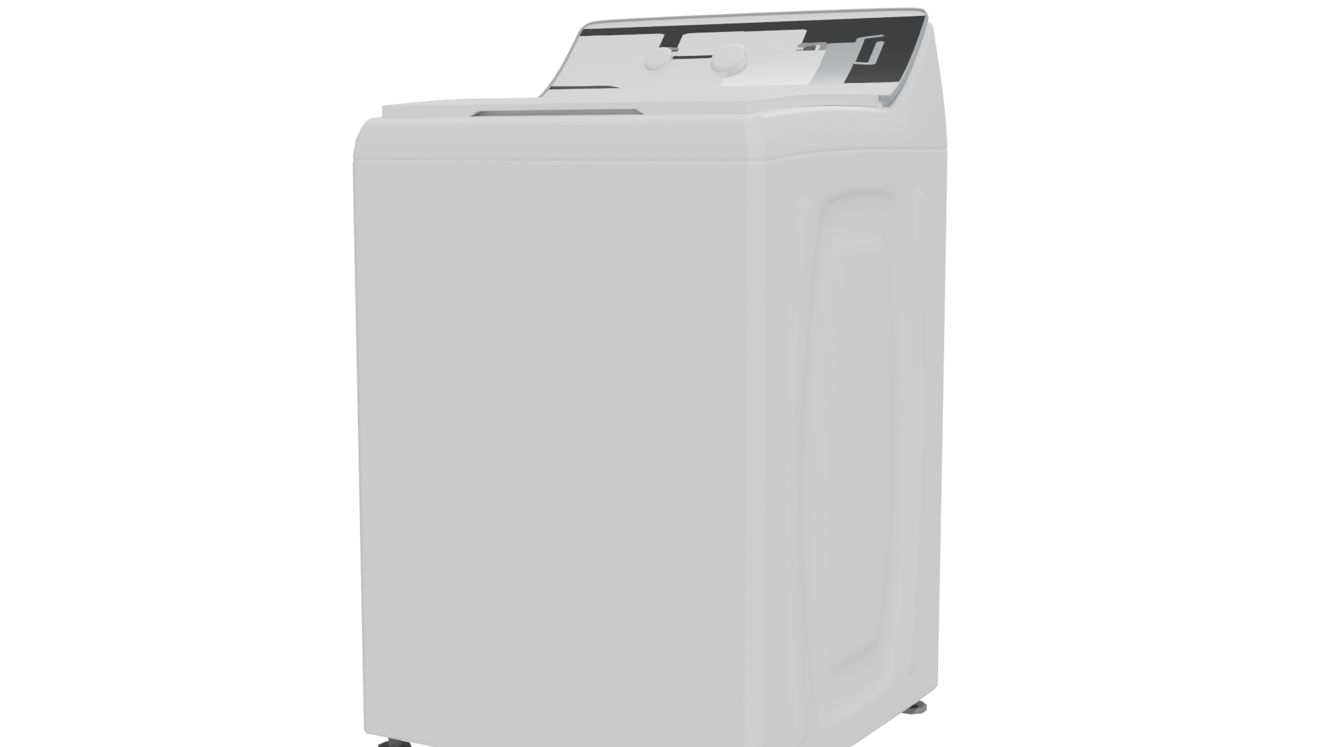 Stylish Top-Loading Washing Machine 3D - Professional 3D Model Render 24