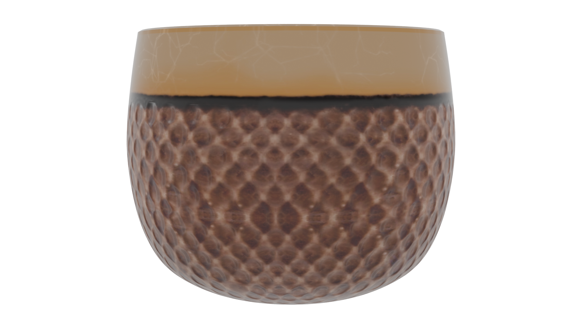 Elegant Metallic Honeycomb Vase 3D - Professional 3D Model Render 24