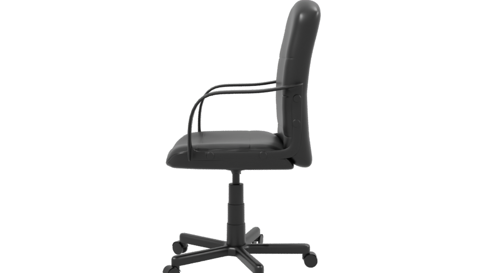 Stylish Modern Office Chair 3D - Professional 3D Model Render 2