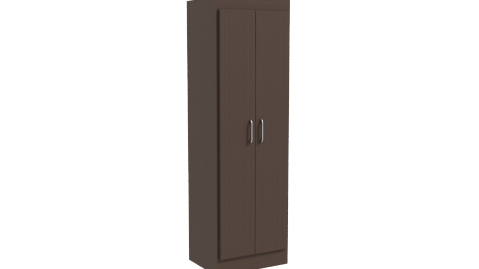 Stylish Wooden Storage Cabinet 3D - Professional 3D Model Render 10