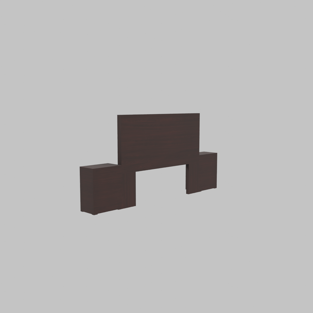 RESPALDO KING CON MESAS DE TRES GAVETAS