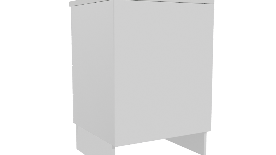 Stylish Modern Chest of Drawers - Professional 3D Model Render 4