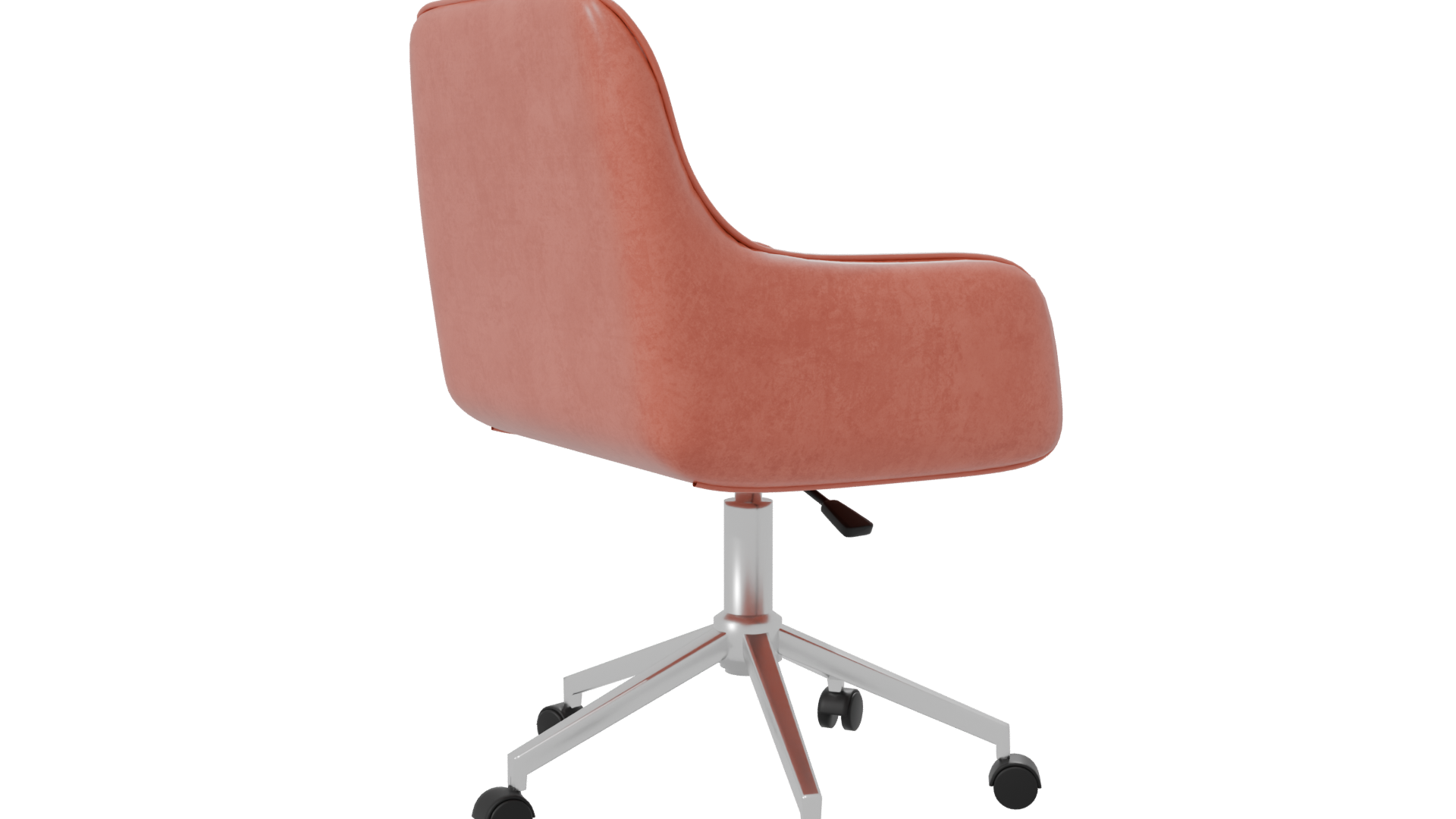 Stylish Modern Quilted Office Chair 3D Model - Professional 3D Model Render 7