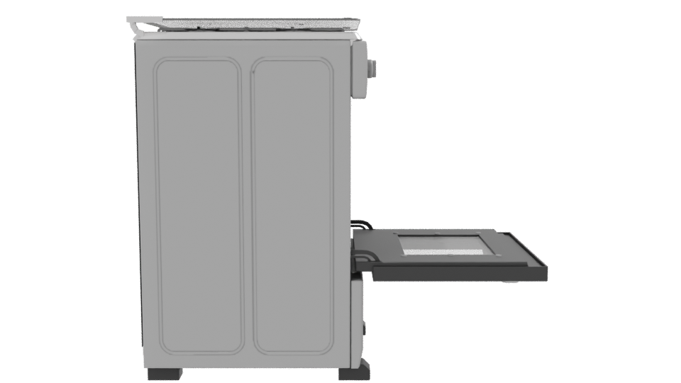 Stylish Gas Oven 3D Model - Professional 3D Model Render 8