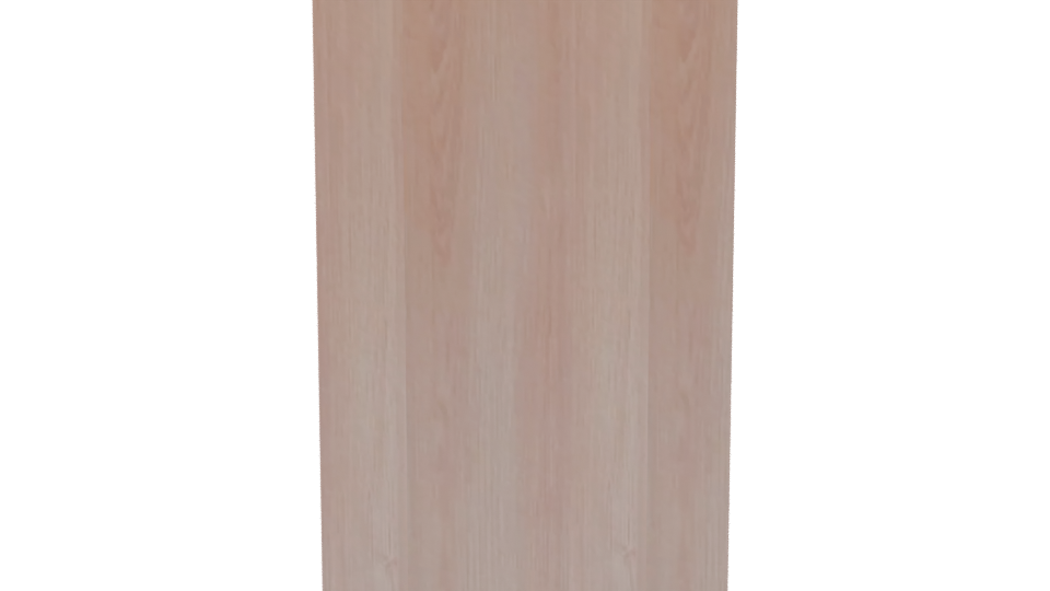 Minimalist Wooden Storage Cabinet 3D - Professional 3D Model Render 8