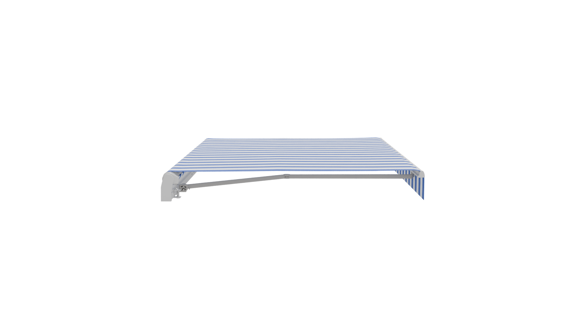 Striped Outdoor Canopy 3D Model - Professional 3D Model Render 23