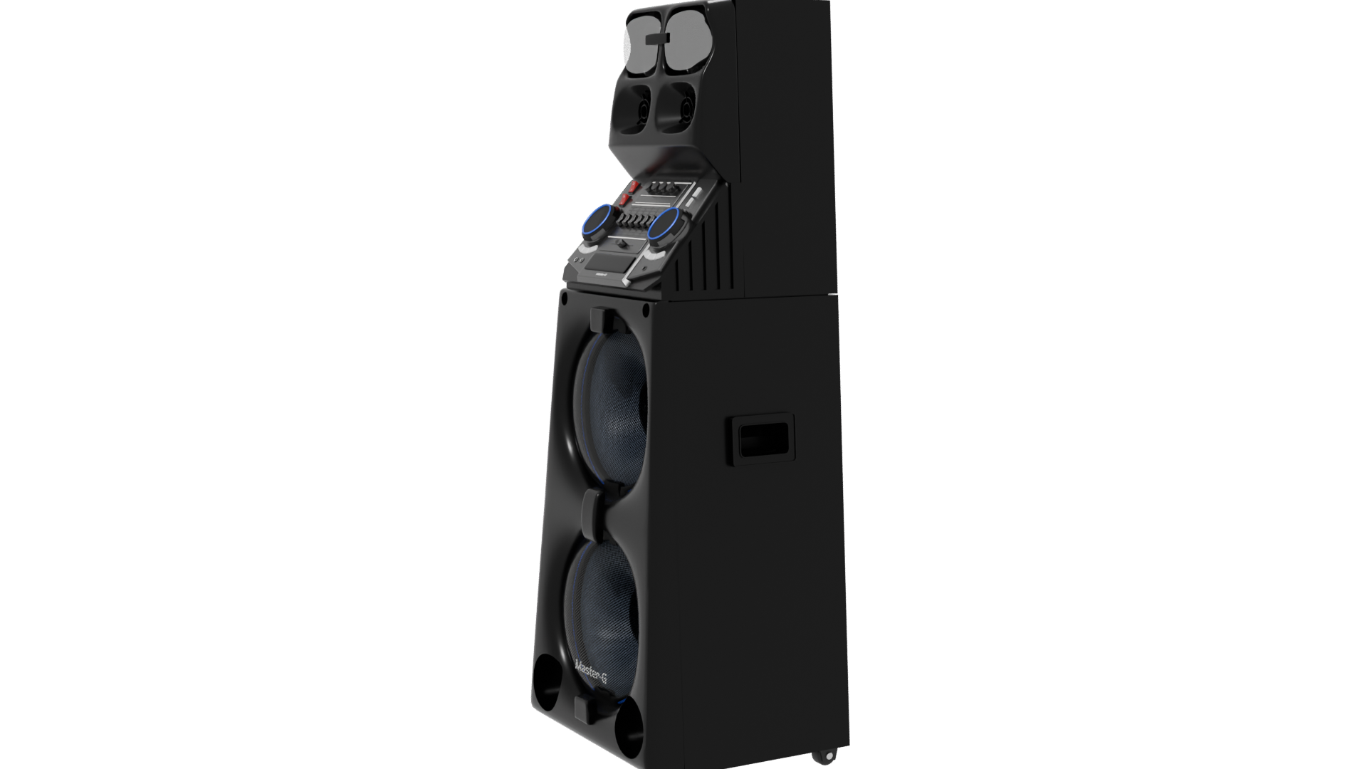 High-Quality DJ Sound System 3D - Professional 3D Model Render 13