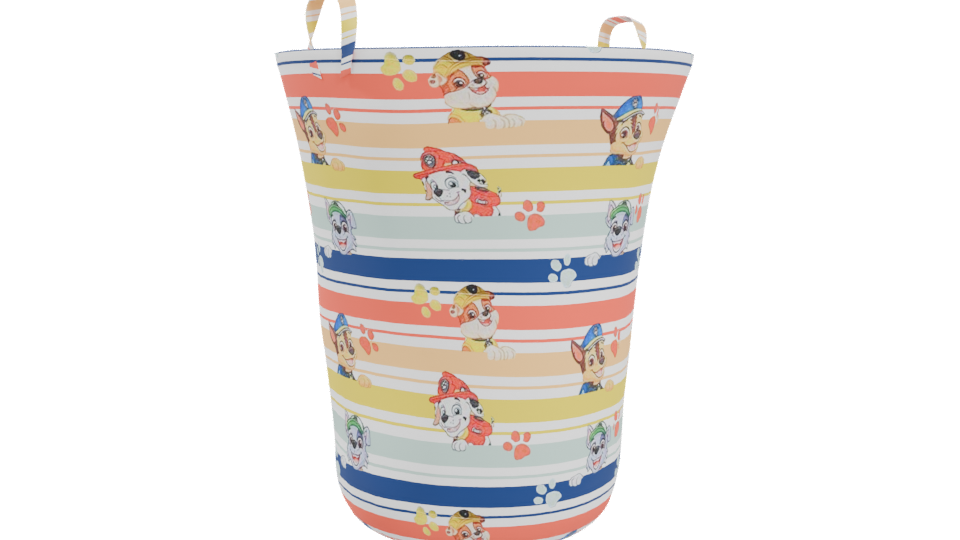 Colorful Decorative Storage Bin 3D - Professional 3D Model Render 4
