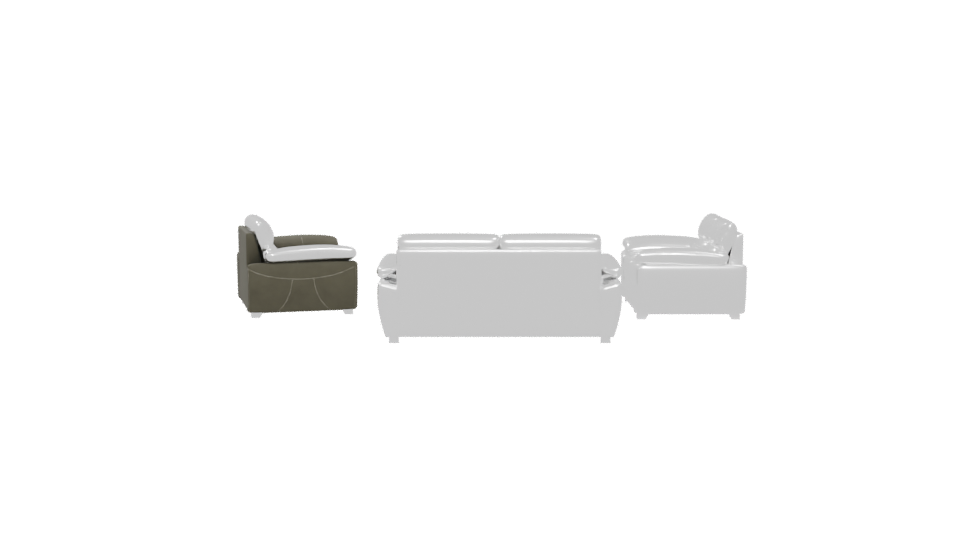 Contemporary Sofa Set 3D Model - Professional 3D Model Render 5