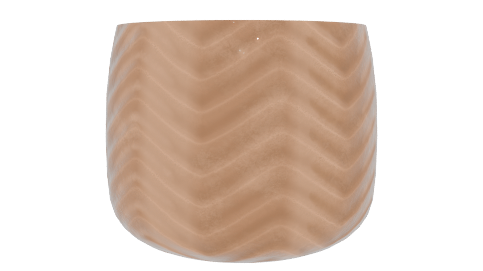 Stylish Metallic Planter Model - Professional 3D Model Render 13