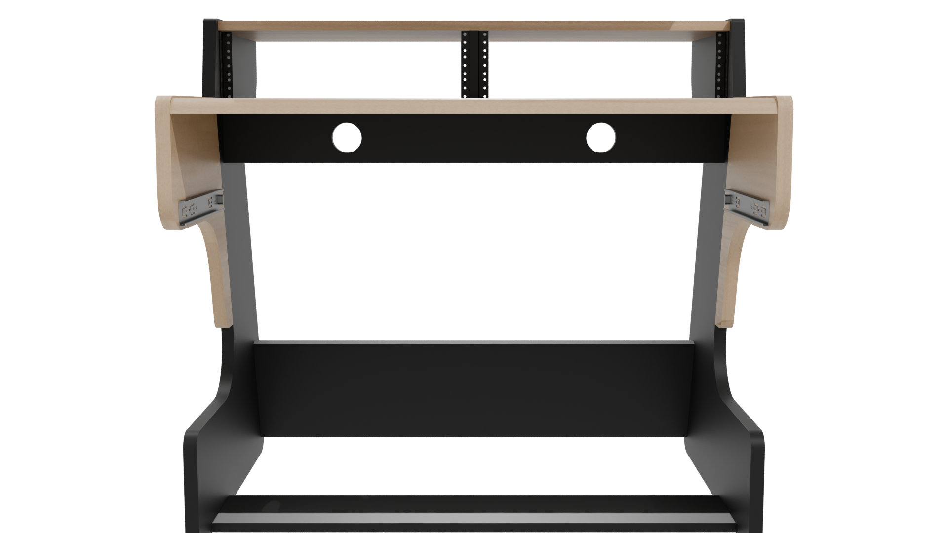 Multifunctional Office Desk Model - Professional 3D Model Render 11