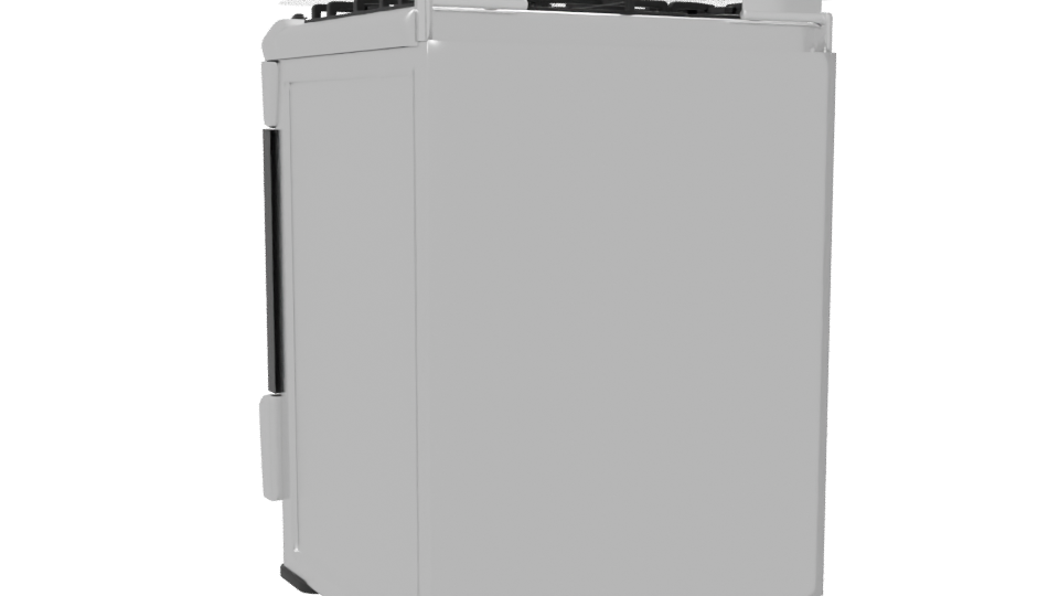 Stylish Modern Refrigerator 3D - Professional 3D Model Render 7