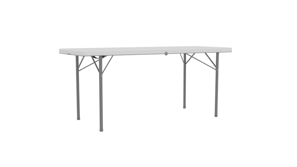 Folding Table 3D Model - Professional 3D Model Render 4