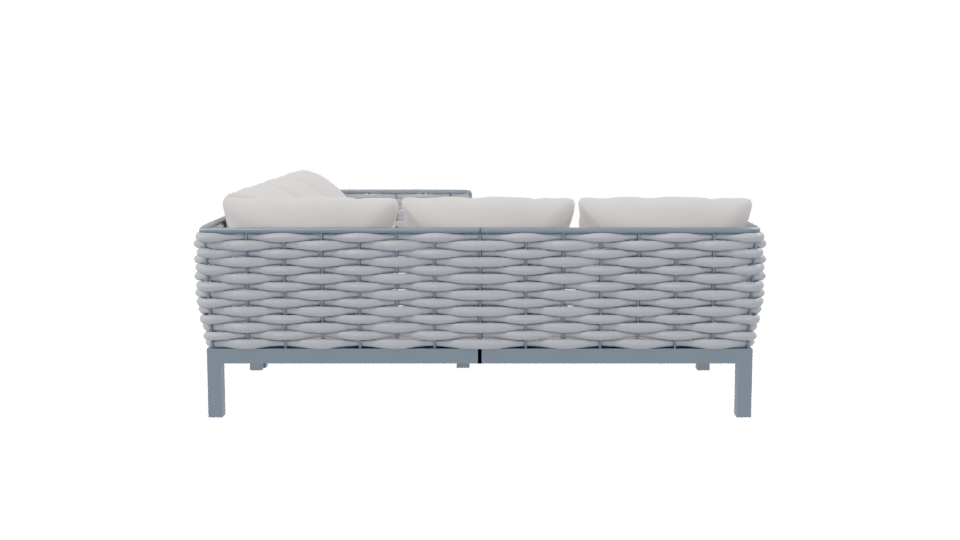 Stylish Outdoor Sofa Set 3D - Professional 3D Model Render 8