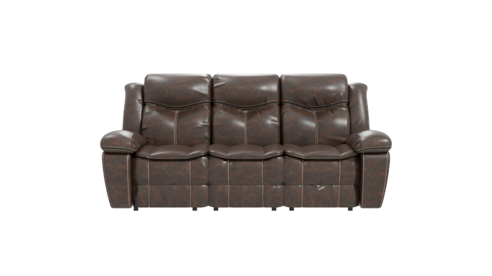 Stylish Leather Sofa 3D Model - Professional 3D Model Render 11