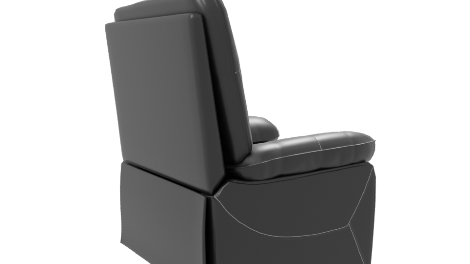 Stylish Recliner Chair 3D Model - Professional 3D Model Render 7