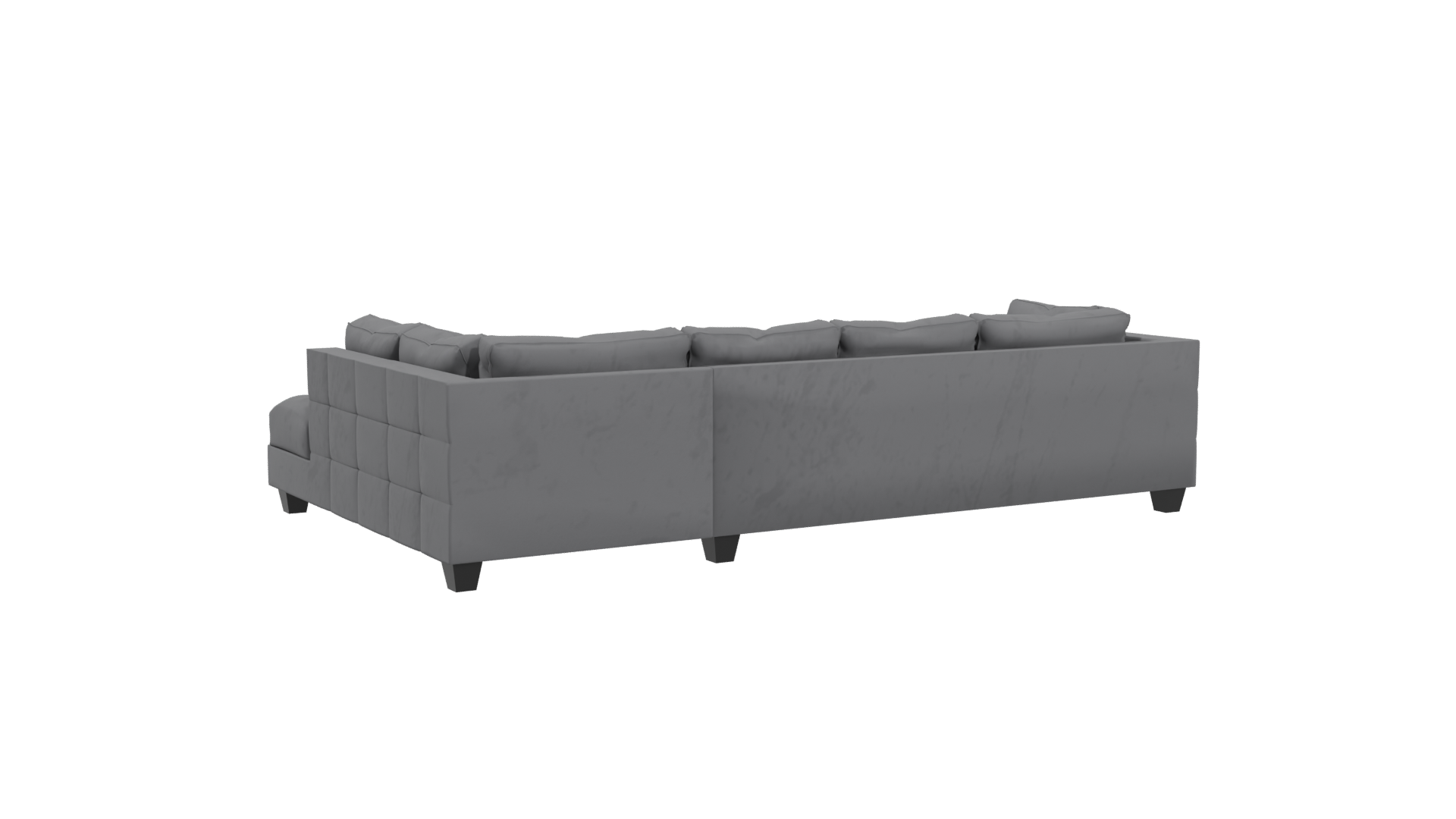 Modern Sectional Sofa Model - Professional 3D Model Render 4
