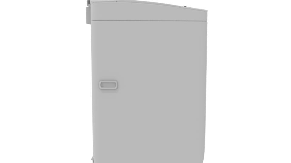 Top Load Washing Machine 3D Model - Professional 3D Model Render 8