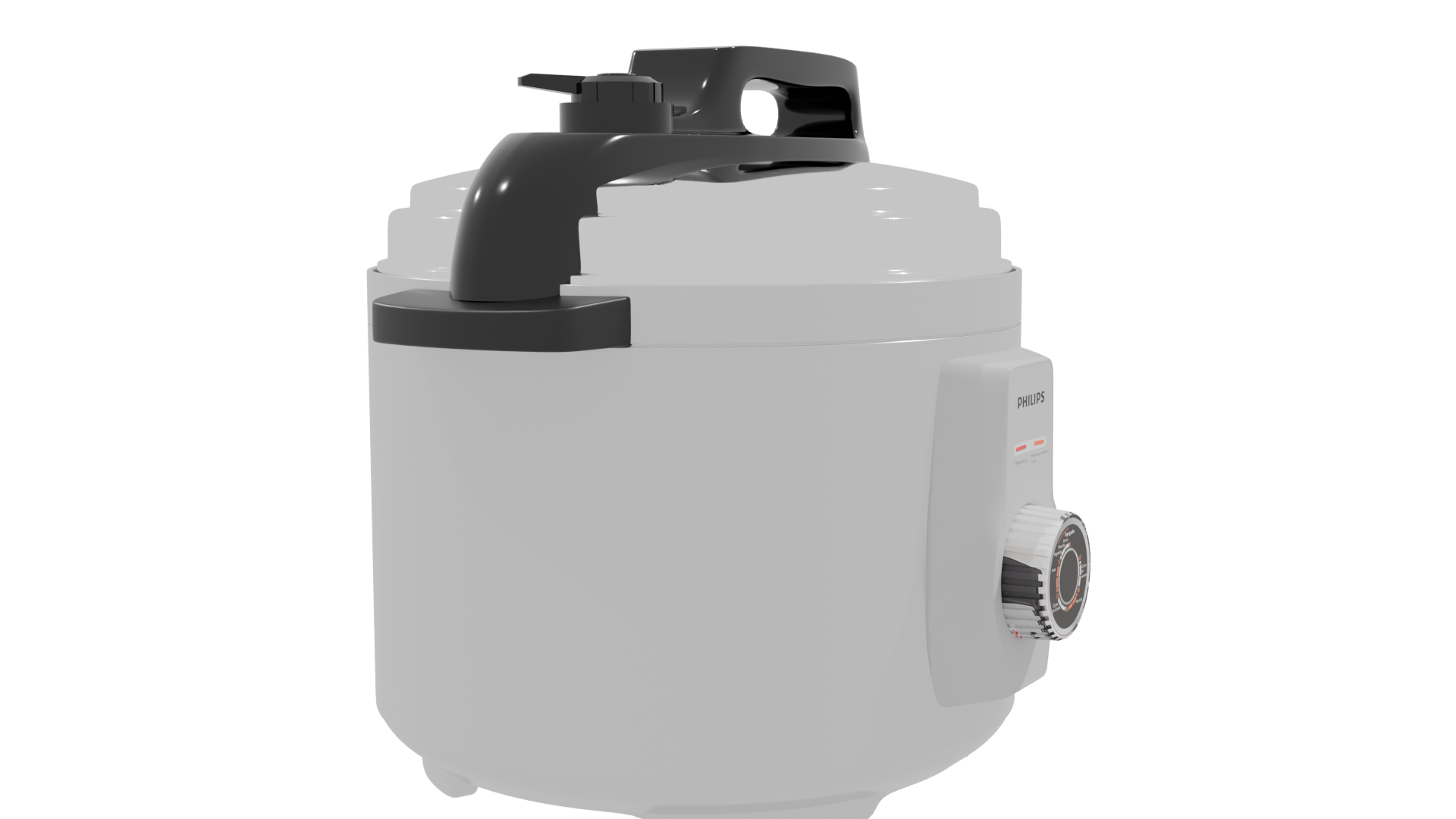 Sleek Electric Pressure Cooker 3D - Professional 3D Model Render 9