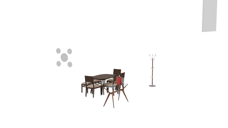 Stylish Modern Dining Room Set - Professional 3D Model Render 3