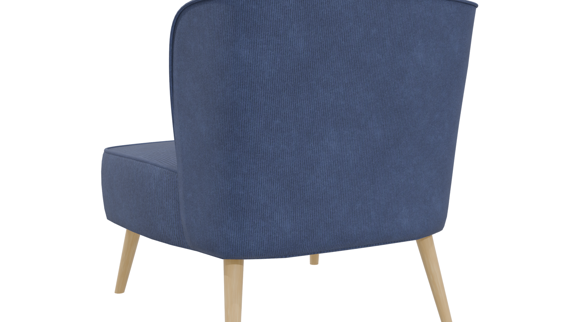 Stylish Fabric Accent Chair 3D - Professional 3D Model Render 19