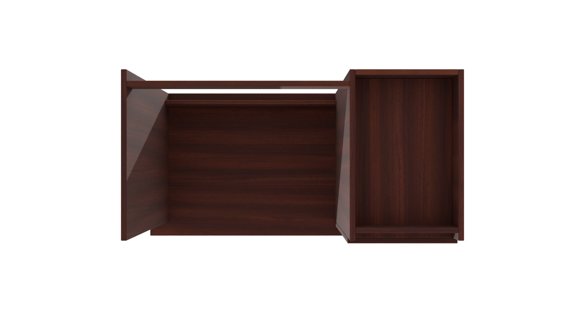 ESCRITORIO 1 CAJON 1 PUERTA CHOCO