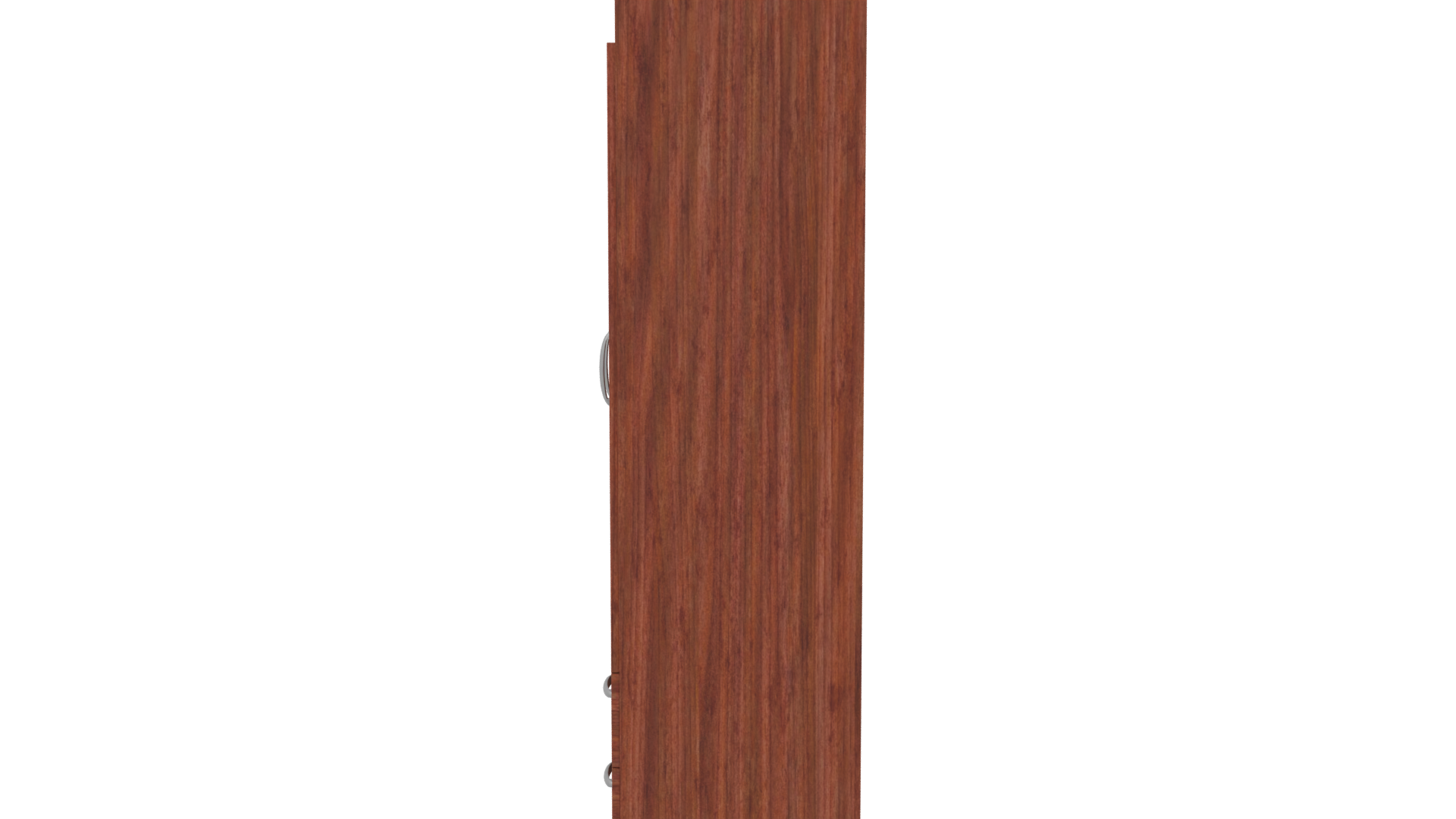 Stylish Wooden Wardrobe 3D Model - Professional 3D Model Render 2