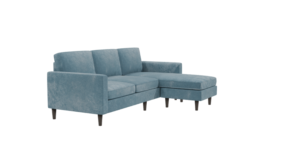 Stylish Corner Sofa 3D Model - Professional 3D Model Render 9