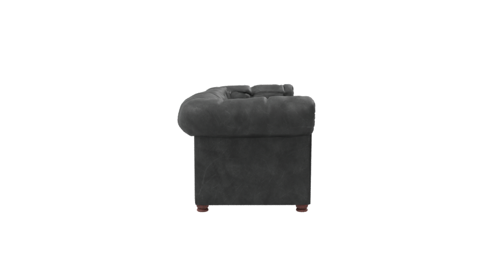 Classic Chesterfield Sofa Model - Professional 3D Model Render 8