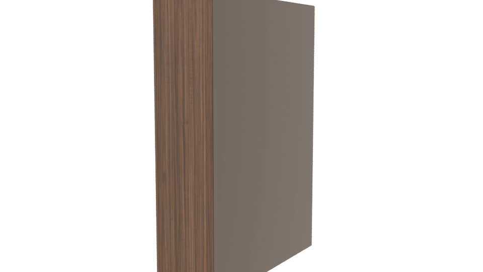 Contemporary Wooden Wardrobe 3D - Professional 3D Model Render 3