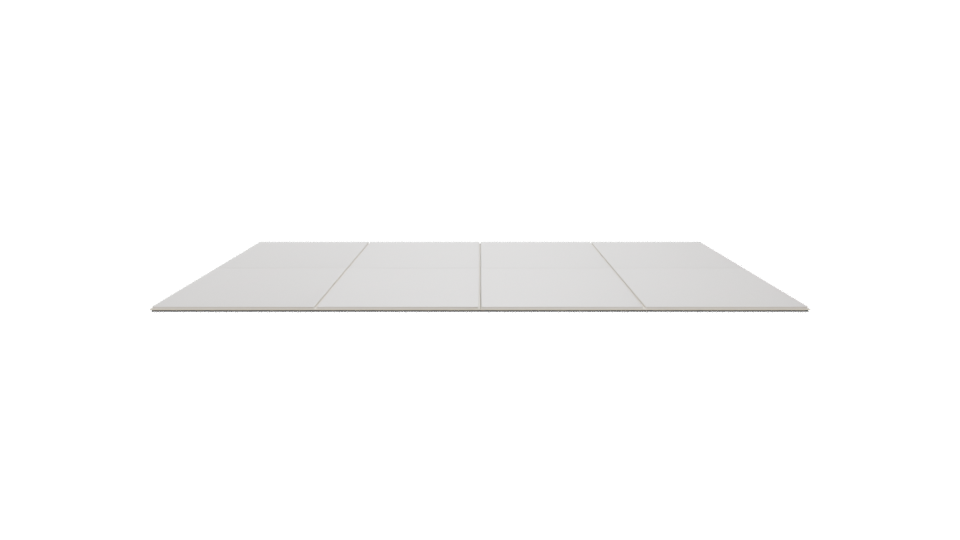 Minimalist White Floor Panel 3D - Professional 3D Model Render 11