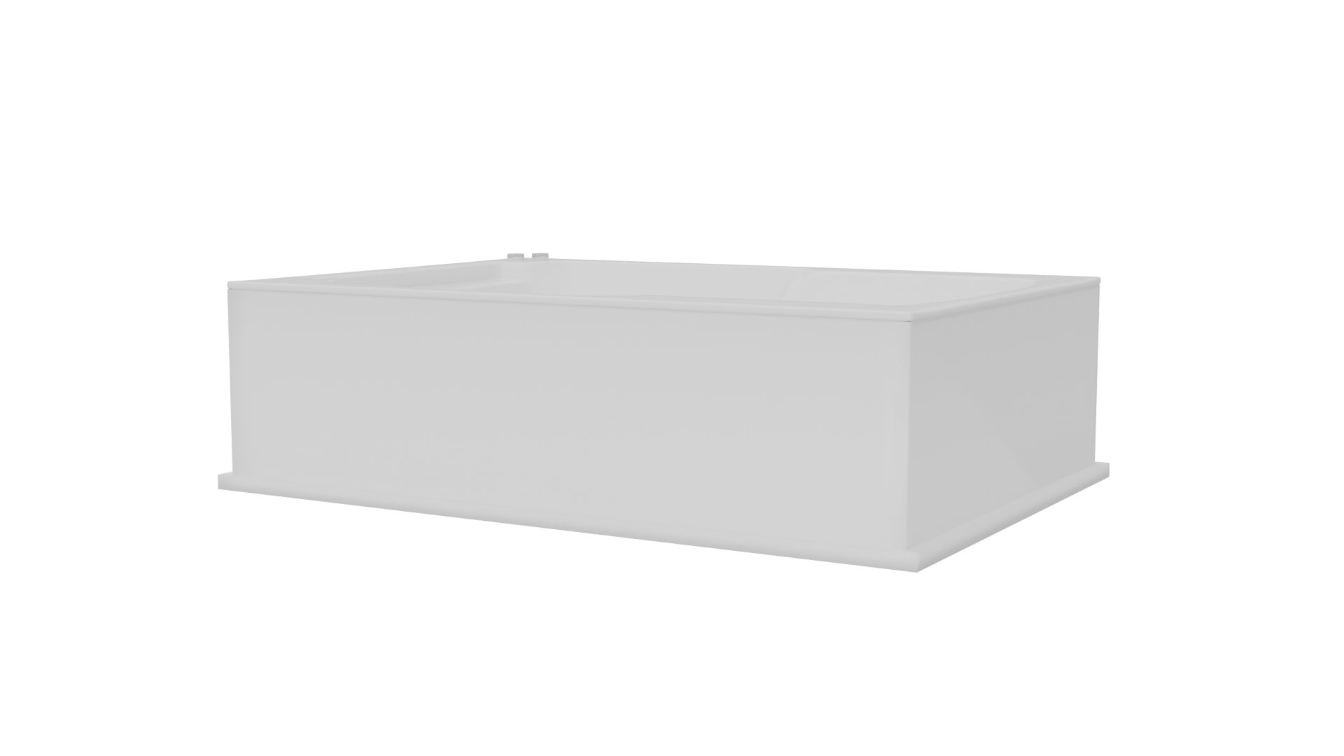 Elegant Modern Bathtub 3D Model - Professional 3D Model Render 6