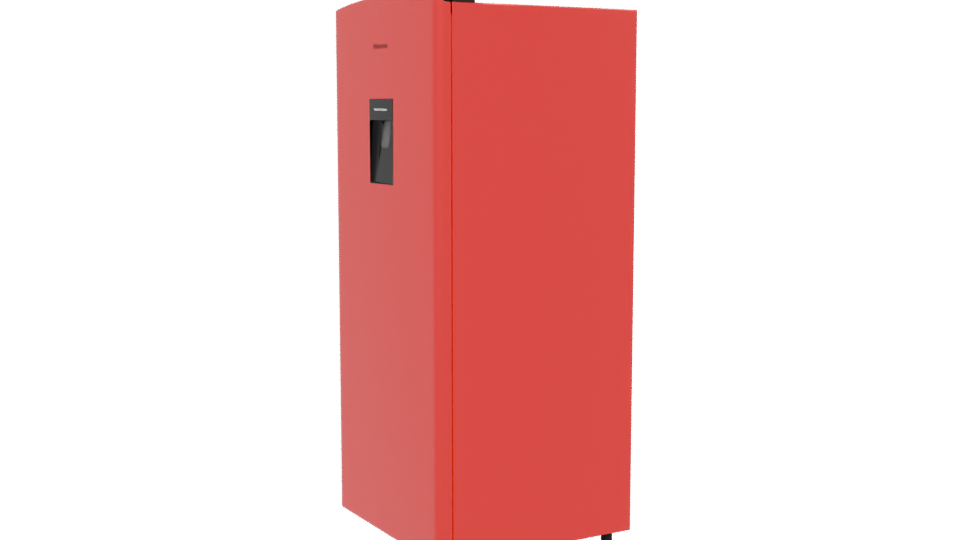 Stylish Retro Refrigerator 3D Model - Professional 3D Model Render 13