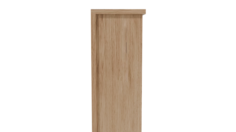 Modern Wooden GAVETERO 3D Model - Professional 3D Model Render 2