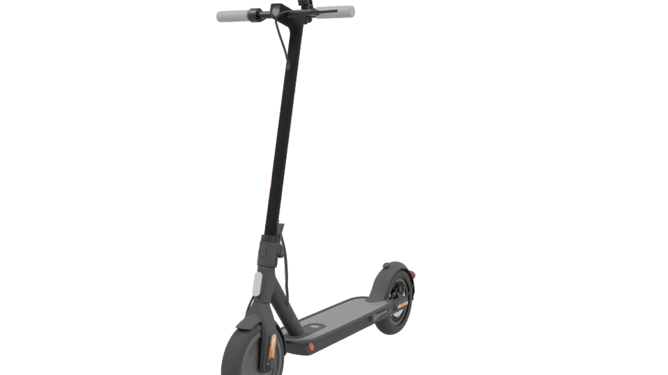 Sleek Modern Electric Scooter 3D Model - Professional 3D Model Render 3