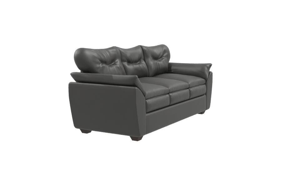 Stylish Leather Sofa Model 3D - Professional 3D Model Render 9