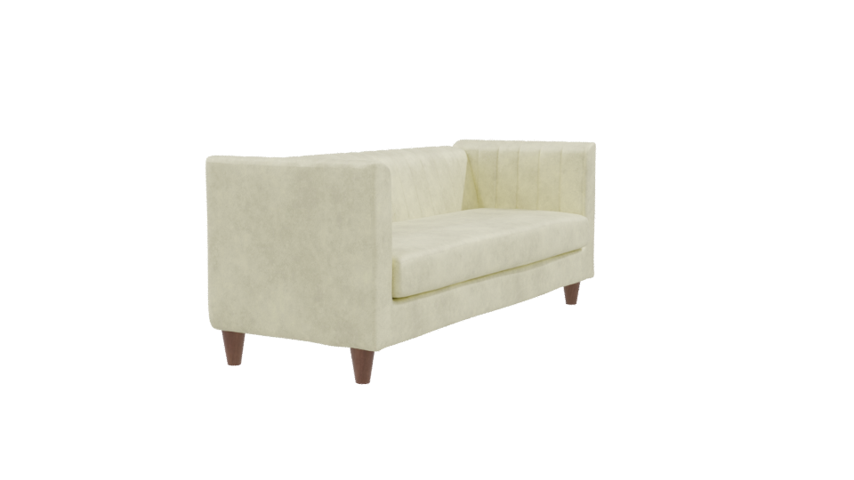 Stylish Modern Fabric Sofa 3D - Professional 3D Model Render 9