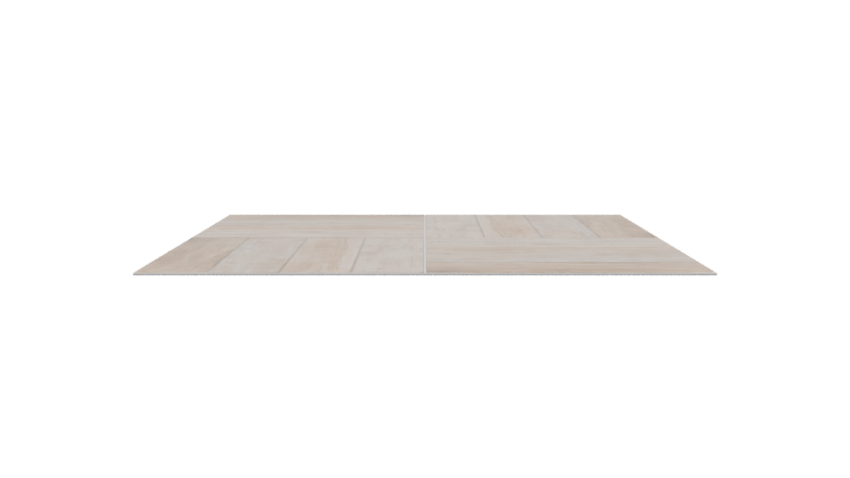 Minimalist Light Wood Floor Tiles - Professional 3D Model Render 2